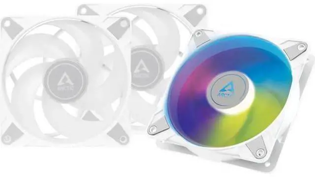 Main image of P12 PWM PST A-RGB 0dB (3 Pack) - Case Fan, 120 mm PWM case Fan Optimized for Static Pressure, Semi-Passive: 0-2000 RPM, 5V 3 pin ARGB LED - White