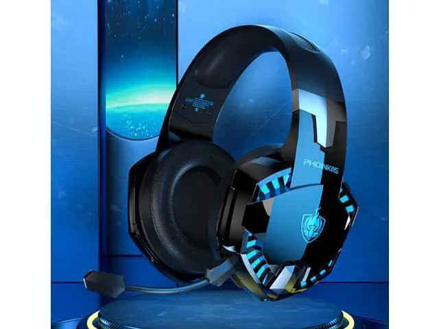 Alt view image 4 of 6 - G2000PRO Bluetooth over-ear gaming wired and wireless headphones for 7.1 surround sound, suitable for computers, mobile phones and tablets.