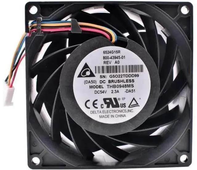 Main image of G5O22TDDD99 THB0948MS 9cm 9056 92x92x56mm DC54V 2.3A Large air volume booster server cooling fan