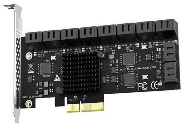 Main image of Vszerda SA3220 20-Port PCIe X4 SATA Expansion Card, Compatible with Windows,Linux,Mac OS,NAS