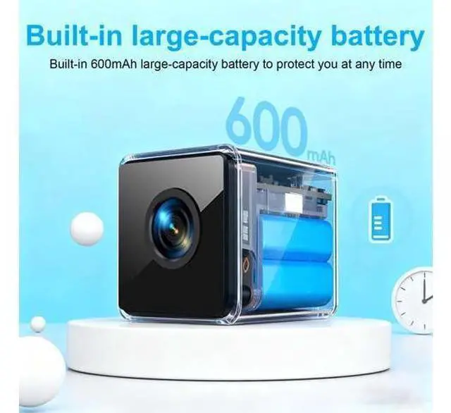 Alt view image 3 of 7 - 1080P high-definition camera for remote home surveillance with infrared night vision and intelligent WiFi mini version