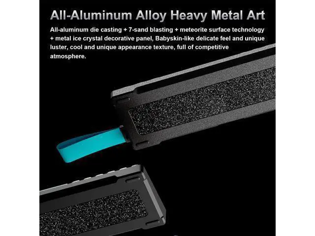 Alt view image 3 of 7 - Vszerda EWEADN Tank68 Rapid Trigger Magnetic Switch Wired Gaming Mechanical Keyboard, Aluminum Alloy Shell, Adjustable Actuation, 8K Hz Polling Rate, Hall Effect Gasket-Mounted, RGB HotSwap