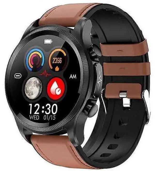 Main image of Ecocleanpath Smart Watch with Blood Sugar Monitor, Heart Rate & BP Tracker, IP68 Waterproof Fitness Watch for Men & Women
