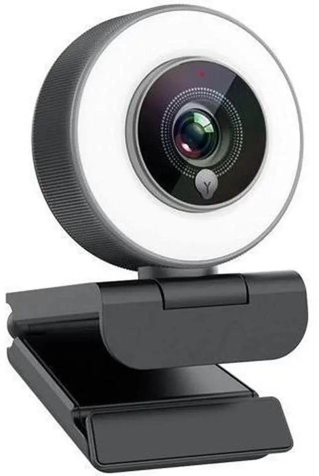 Main image of Streaming 1080P HD Webcam Built in Adjustable Ring Light and Mic. Advanced autofocus AF Web Camera for Google Meet Gamer Facebook YouTube Streamer