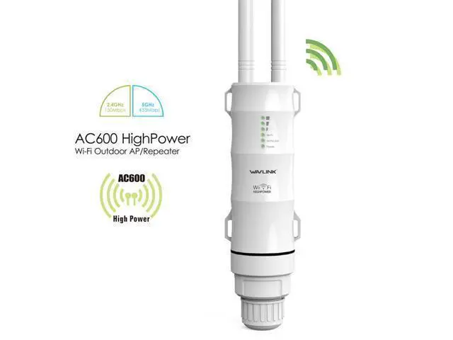 Alt view image 3 of 5 - AC600 Outdoor Wifi Repeater AP - Dual-band Outdoor High-power Repeater for Wi-Fi WAVLINK