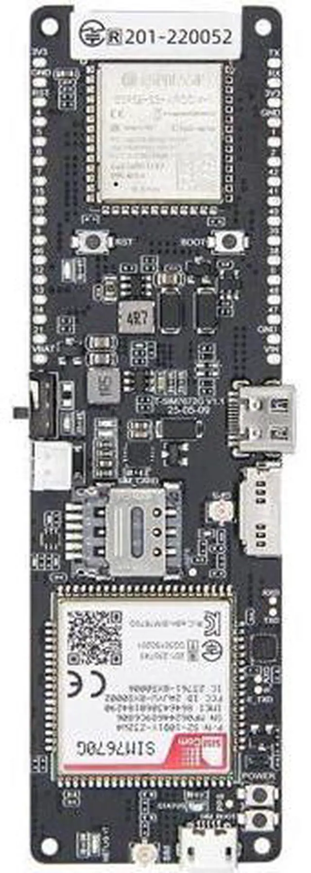Main image of LILYGO T-SIM7670G-S3 ESP32-S3 4G LTE Wireless Cellular IOT Devices Low-Power Long-Range Communication with GPS TTGO Development Board (T-SIM7670G-S3)
