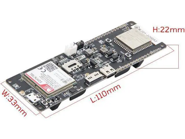 Alt view image 7 of 7 - LILYGO T-SIM7670G-S3 ESP32-S3 4G LTE Wireless Cellular IOT Devices Low-Power Long-Range Communication with GPS TTGO Development Board (T-SIM7670G-S3)