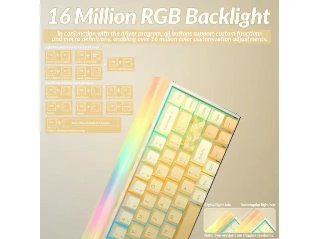 Alt view image 3 of 7 - Vszerda Hero 68 HE Ultra - Wired Gaming Keyboard with Hall Effect Magnetic Switch, CNC Aluminum Frame, 8KHz Polling Rate, RGB Box & Backlight, Adjustable Actuation, 65% Compact Small Gamer Keyboards