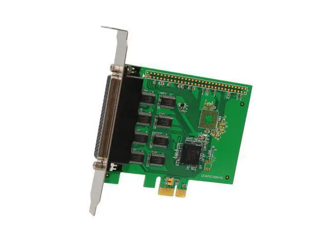Alt view image 5 of 7 - Vszerda 8 Port RS-232 DB9 Serial PCI-e 2.0 x1 Card XR17V358 Chipset 16C550 UART SI-PEX15041