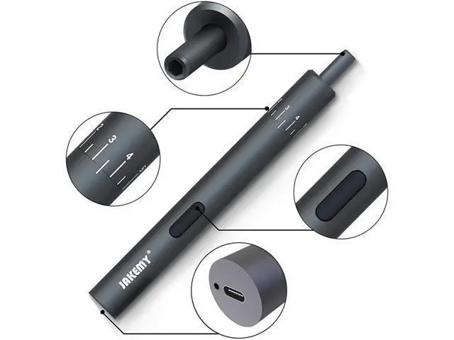 Alt view image 3 of 7 - JM-Y02 Plus 40 Bits Precision Electric Power Screwdriver Set LED Light DIY Maintaince Tools for Cellphone Camera Laptop Improvement