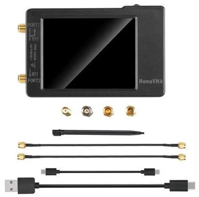 Main image of NanoVNA-H, a 2.8-inch vector network analyzer, supports antenna network analysis from 50KHz to 900MHz.