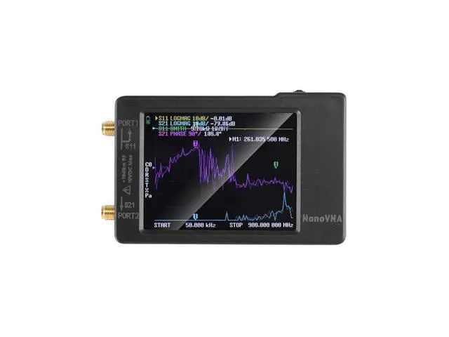 Alt view image 3 of 5 - NanoVNA-H, a 2.8-inch vector network analyzer, supports antenna network analysis from 50KHz to 900MHz.