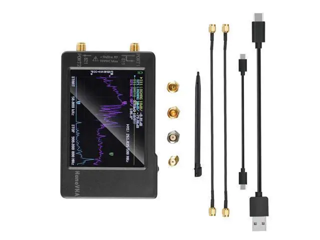 Alt view image 4 of 5 - NanoVNA-H, a 2.8-inch vector network analyzer, supports antenna network analysis from 50KHz to 900MHz.