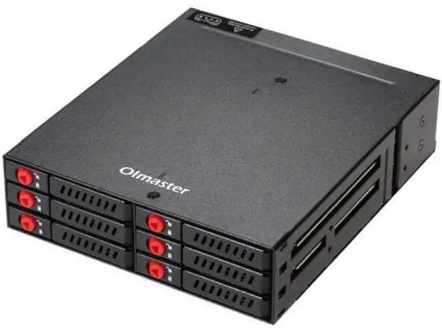 Main image of 4 / 6-Bay 2.5inch SATA SSD HDD Hot Swap Mobile Rack/Enclosure Hard Disk Enclosure Rack Data Storage For 5.25 Drive Bay