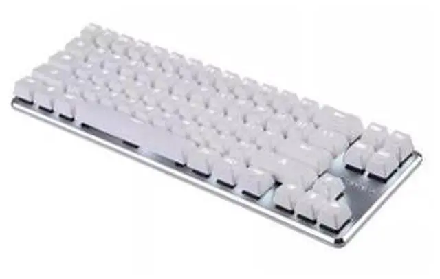 Alt view image 4 of 5 - 68-key mini mechanical keyboard with backlight, USB port, portable, Kavalong blue and black keys, Cherry Cherry MX 60% axis Backlit version of Jialadong tea roller black axis