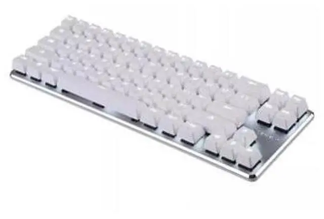 Alt view image 5 of 5 - 68-key mini mechanical keyboard with backlight, USB port, portable, Kavalong blue and black keys, Cherry Cherry MX 60% axis Backlit version of Jialadong tea roller black axis