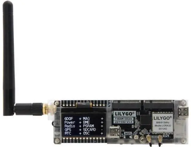 Main image of T-BeamSUPREME Meshtastic 915Mhz ESP32-S3 UBLOX M10S GPS TTGO Development Board with 1.3 inch SH1106 OLED LoRa Module