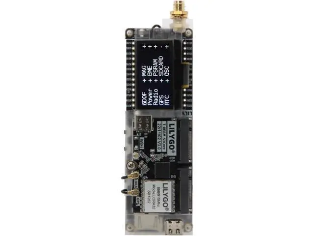 Alt view image 5 of 7 - T-BeamSUPREME Meshtastic 915Mhz ESP32-S3 UBLOX M10S GPS TTGO Development Board with 1.3 inch SH1106 OLED LoRa Module