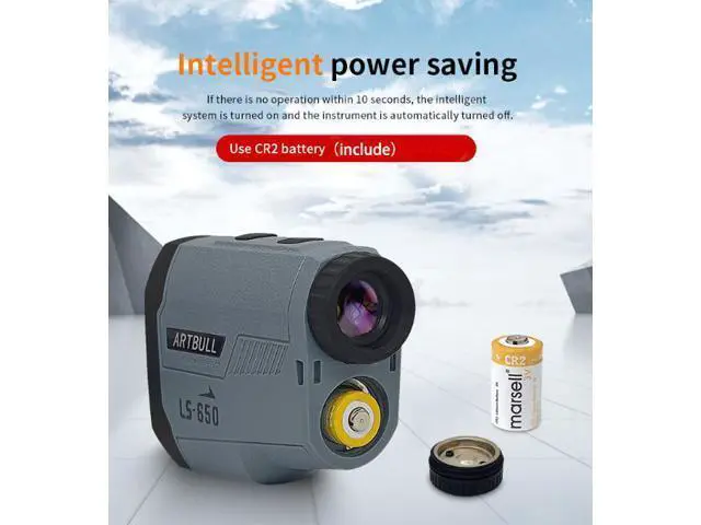 Alt view image 5 of 6 - wusu Laser golf rangefinder telescope with a range of 1000 meters for measuring height and angle, with flagging and slope adjustment function.