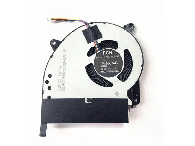 Alt view image 5 of 5 - JAENFONG New CPU+GPU Cooling Fan Replacement for A.sus ROG Strix Scar GL704 GL704GM GL704GV GL704GW G715GV G715GW DFSCK22105182D DFSCK22115181C DC12V 1A FL2D FL2F