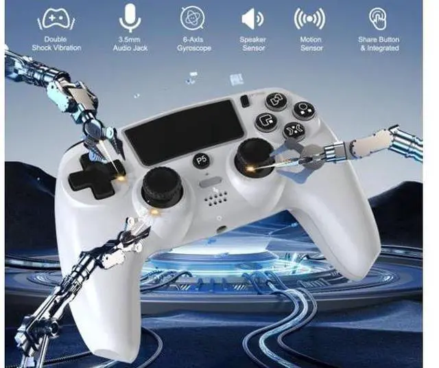 Alt view image 5 of 6 - PS5 game controller, six-axis gyroscope, body-sensing vibration, Hall touch game controller, PS5 wireless Bluetooth controller