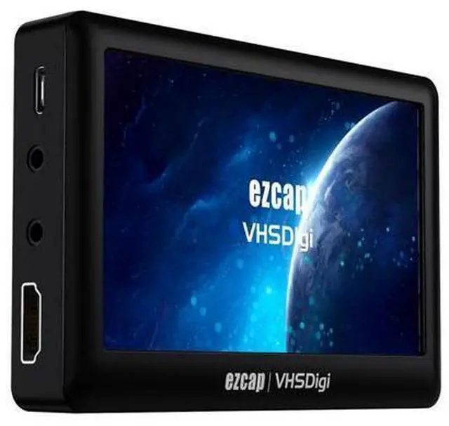 Main image of ezcap180 VHSDigi 4.3-inch screen AV recording box with card reader, HDMI video output, supports TF card and USB drive