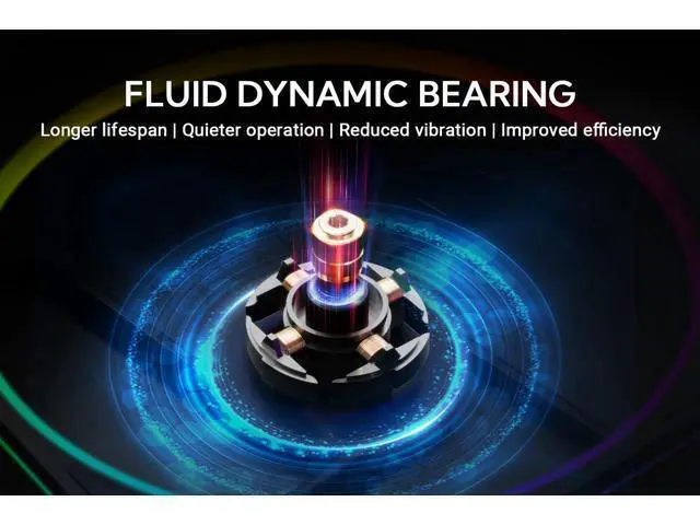 Alt view image 6 of 7 - ID-COOLING AF-127-K-TRIO 120mm Case Fan ARGB FDB Bearing PC Fan Daisy Chain Connector Computer Fan for Radiator/CPU Air Cooler/Computer Case, 3 Pack, Black