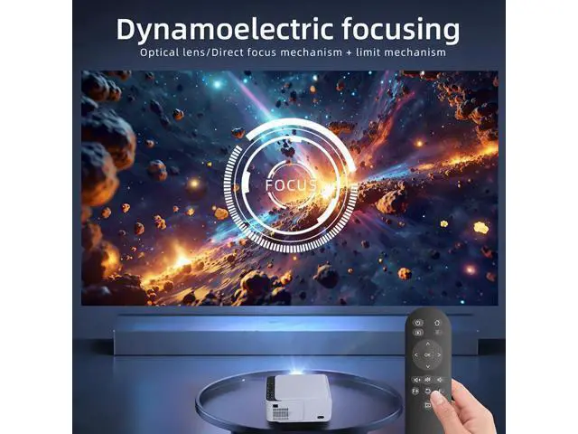 Alt view image 3 of 5 - Portable mini micro smart phone home theater projector for home use high-definition projector T5mini Android version