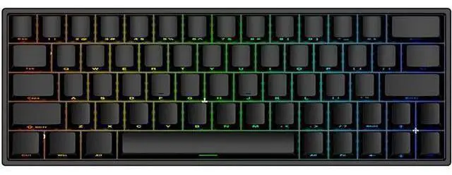 Main image of Vszerda Irock ND63 PRO Rapid Trigger Magnetic Switch Gaming Keyboard, 60% 63 Keys Wired Mechanical Keyboard w/Hyper-Fast Actuation, Actuation Point Adjustable, 8K Hz Polling Rate, RGB HotSwap, Black