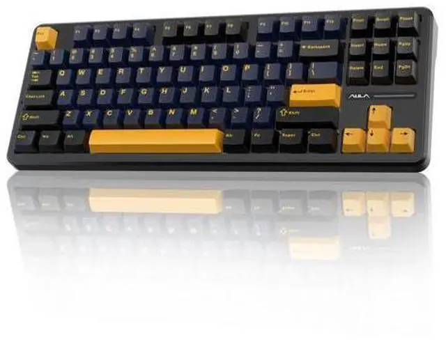 Main image of Vszerda F87 Wireless Mechanical Keyboard, 75% TKL Custom Hot Swappable Gaming Keyboards with PBT Keycaps, Pre-lubed Greywood Switches, RGB Backlit Creamy Keyboard, 2.4GHz/USB-C/BT5.0