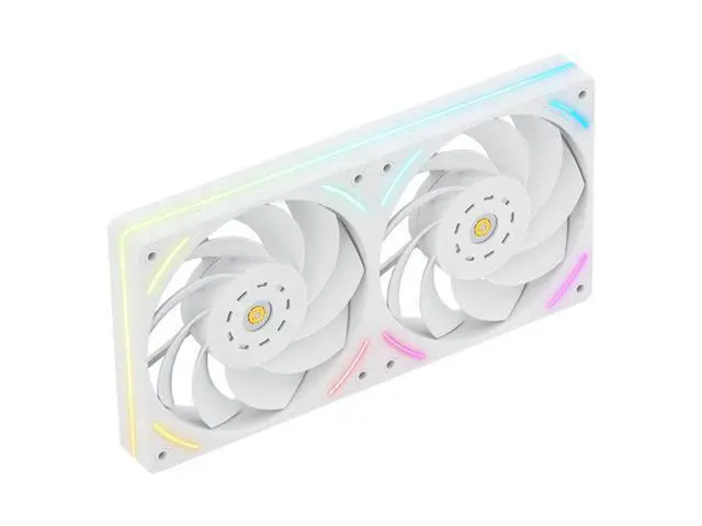 Alt view image 3 of 5 - In-line fan TL-UB24RW has a performance level of 2150 RPM with PWM control of fan pressure. TL-UB24RW -tower fan-white-Reverse air flow