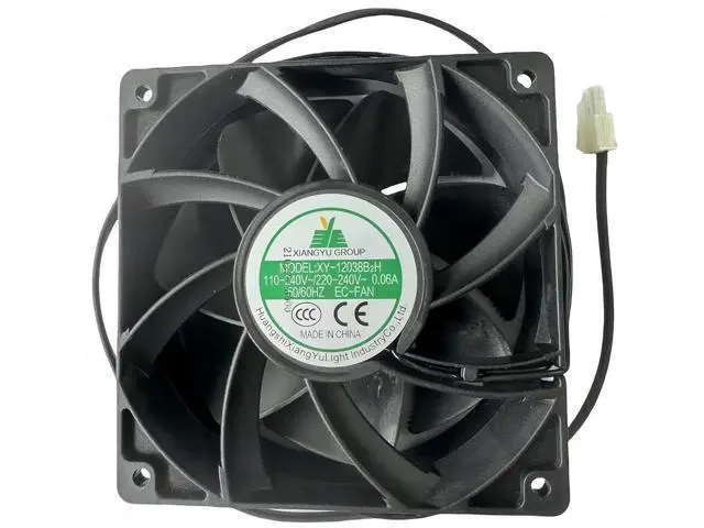 Alt view image 7 of 7 - JAENFONG XY-12038B2H EC-Fan 110V-240V 0.06A 12CM 120×120×38mm Cabinet EC Cooling Fan for XY-12038B2H High Air Volume Fan Cabinet Case Cooling Fan 50/60HZ
