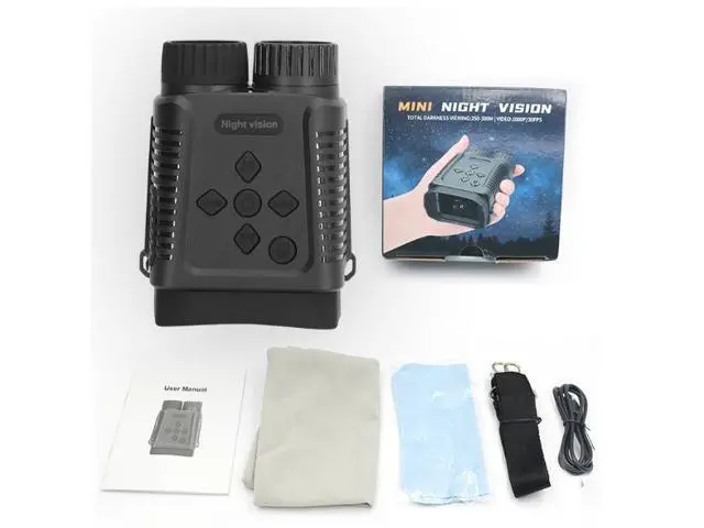 Alt view image 6 of 7 - wusu 8x magnification mini infrared night vision binoculars for outdoor hunting night vision device, rechargeable