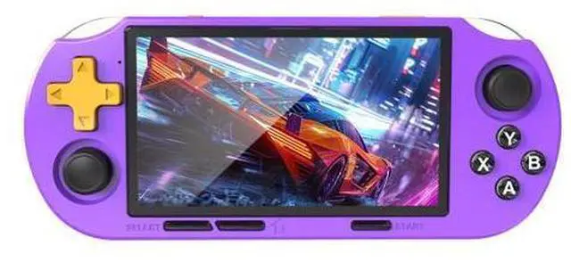 Main image of New 4.5-inch large-screen SF3000 dual joystick PSP game console open-source handheld console retro handheld game console ANS016-purple