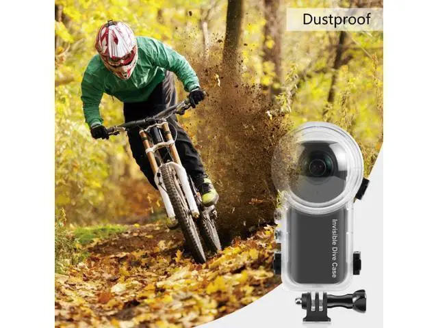 Alt view image 6 of 7 - For Insta360 X3 PULUZ Invisible Dive Case 50m Waterproof Sealed Case (Transparent)
