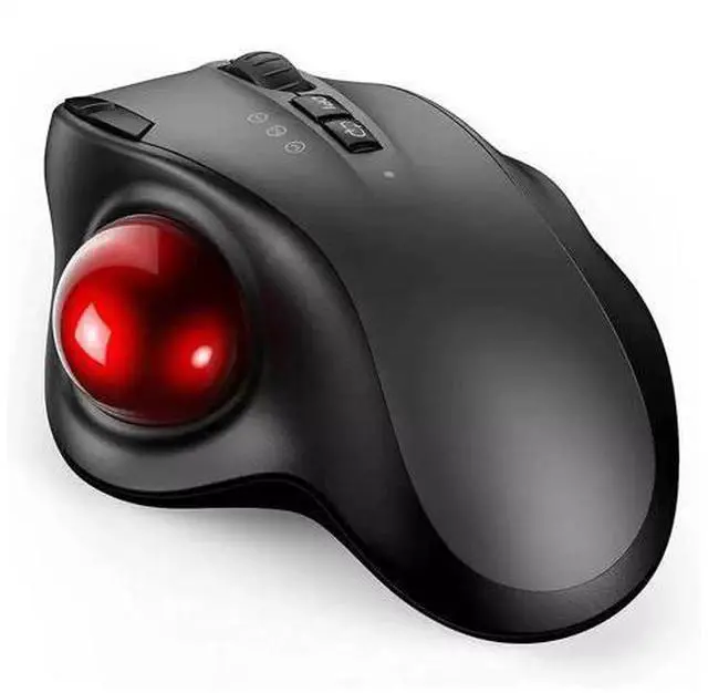 Main image of Trackball Wireless Mouse Rechargeable Bluetooth 2.4G USB Mou