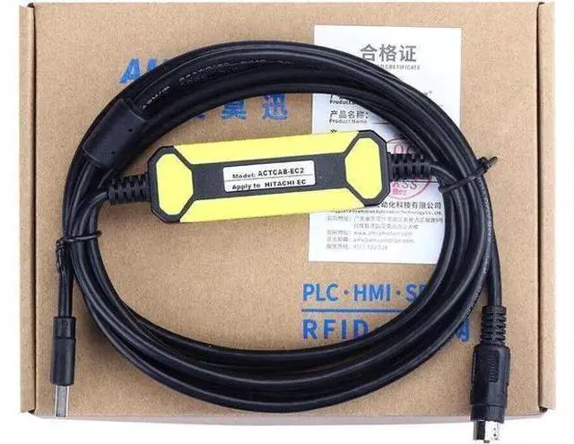 Alt view image 2 of 3 - For Suitable for Hitachi EC Series PLC Debugging Cable Programming Cable ACTCAB-EC2