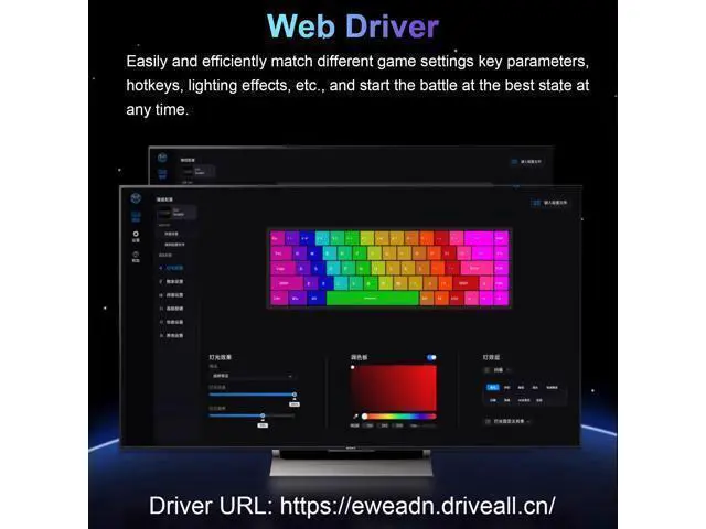 Alt view image 6 of 7 - Vszerda EWEADN Tank68 Rapid Trigger Magnetic Switch Wired Gaming Mechanical Keyboard, Aluminum Alloy Shell, Adjustable Actuation, 8K Hz Polling Rate, Hall Effect Gasket-Mounted, RGB HotSwap