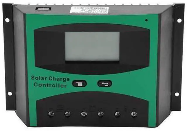 Main image of Automatic Regulator with LCD Display and Thick PC Board - 50A 48V Solar Charge Controller - Features Overload and Short Circuit Protection for Battery and Solar Panel Systems