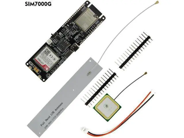 Alt view image 4 of 7 - LILYGO T-SIM7000G ESP32-WROVER-B Solar Charge SIM GPS Antenna CH9102F 16MB 2G/NB TTGO Development Board