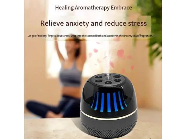 Alt view image 2 of 6 - Wireless aromatherapy sleep Bluetooth speaker with surround sound effect, mini atmosphere, colorful home, outdoor smart audio system