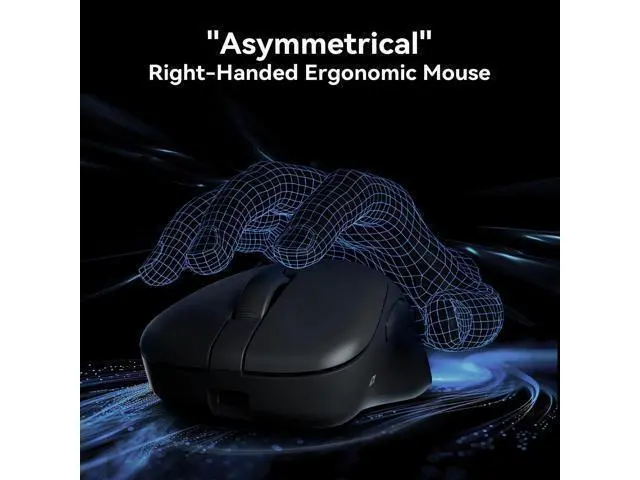 Alt view image 3 of 7 - Vszerda Blazing Sky Z1 Wireless Gaming Mouse, PAW3950 Sensor, 8KHz Polling, Optical Switches, nRF52840, 57g Ergonomic, 2.4G/USB-C, 500mAh Battery (Z1 Ultra, White)