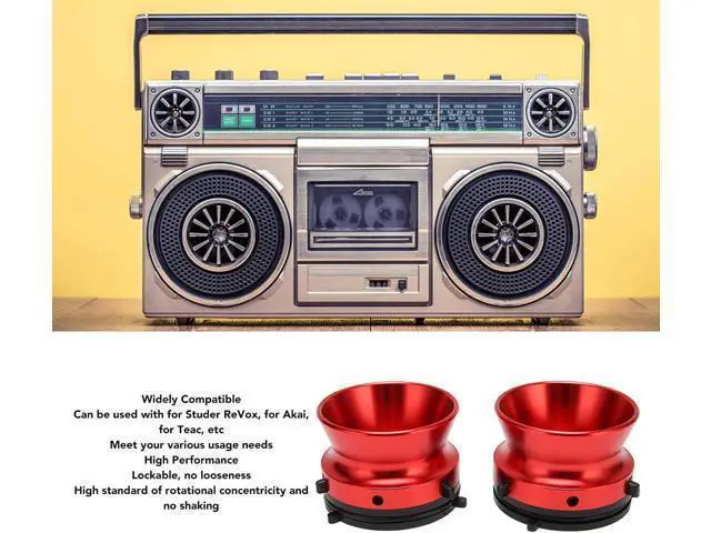 Alt view image 2 of 7 - 1 Pair 1 Pair Nab Hub Adapter for Reeltoreel for Studer Adapters for for Akai Opener Polished Alloy Plastic for Teac Alloy Hub Adaptor Hub Connector Hub Opening Tool Hose USB Hubs