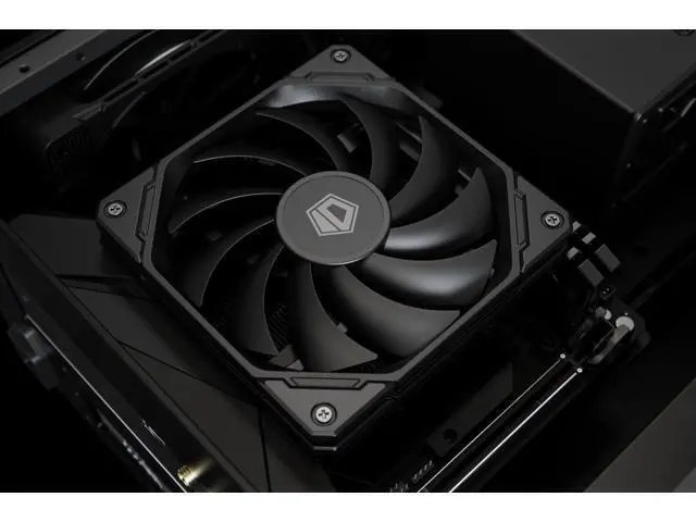 Alt view image 6 of 7 - ID-COOLING IS-67-XT Black 67mm Height Low Profile CPU Cooler 6 Heatpipes CPU Air Cooler for HTPCs, ITX, and Small Form Factor Builds, 120x15mm Slim Fan, Support Intel LGA1700/1200/115X, AMD AM5/AM4