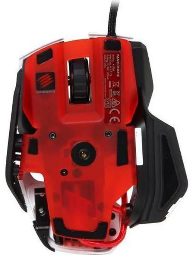 Alt view image 2 of 5 - Mad Catz R.A.T.TE Tournament Edition Gaming Mouse for PC and Mac - White