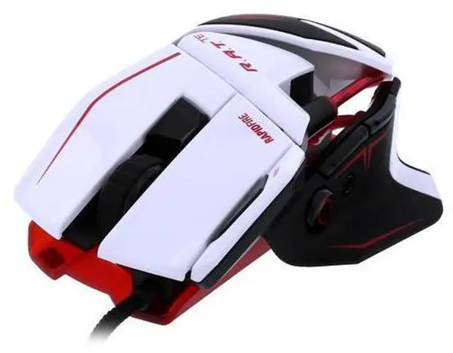 Alt view image 5 of 5 - Mad Catz R.A.T.TE Tournament Edition Gaming Mouse for PC and Mac - White
