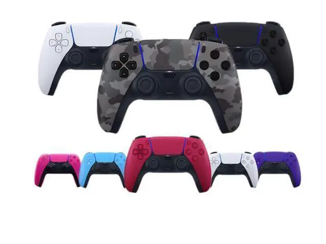 Alt view image 6 of 7 - P5 Wireless Bluetooth Dual Vibration PS.5 Game Controller p5-purple