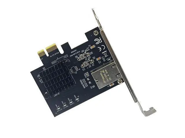 Alt view image 2 of 5 - PCIe 1X4.0 to 10 Gigabit Network Card Diskless PXE Desktop Server Company Internet Network RTL8127AT