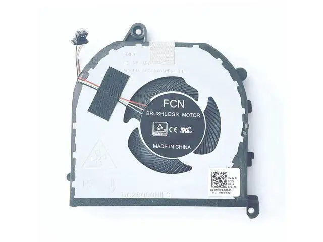 Alt view image 3 of 6 - JAENFONG New CPU+GPU Cooling Fan Replacement for D.ell XPS 15 7590 Precision 5540 M5540 Series 0F01PX 0V9H8N