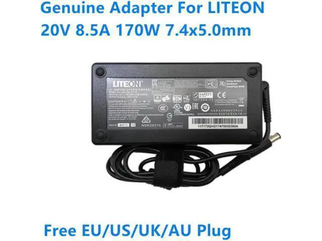 Alt view image 2 of 2 - 20V 8.5A 7.4x5.0mm PA-1171-72 170W Power Supply AC Adapter For LITEON Laptop Charger